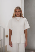 SAMPLE-Celine Top - White