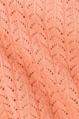 Coral Pointelle Knit Strapless Athena Top