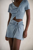 Gazelle Mini Skirt - Blue