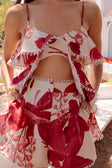 Natalia Frill Top - Calla Floral