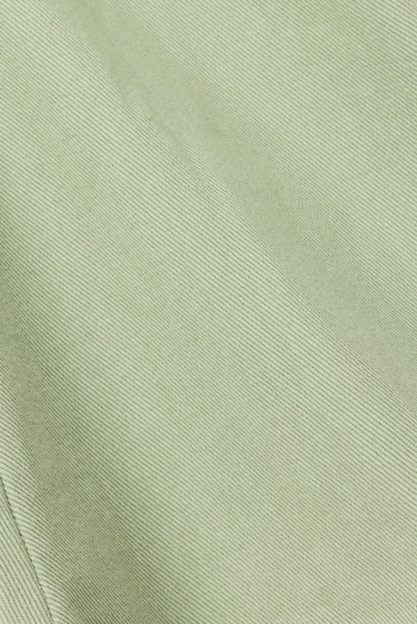 Sage Green A-Line Bow Mini Kapri Dress