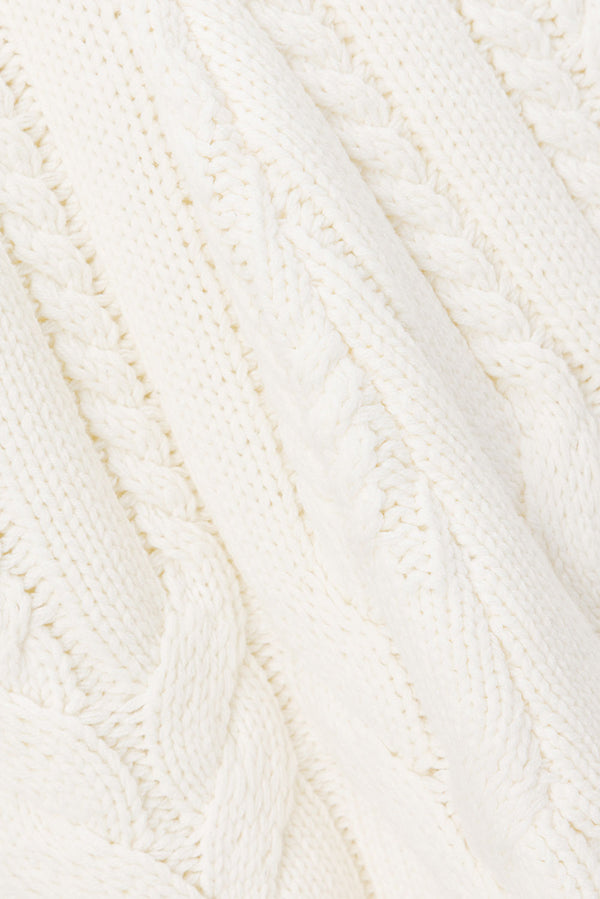 Paquita Mini Knit Dress - White