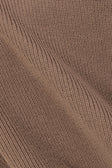 Bridget Split Knit Top - Chocolate Brown