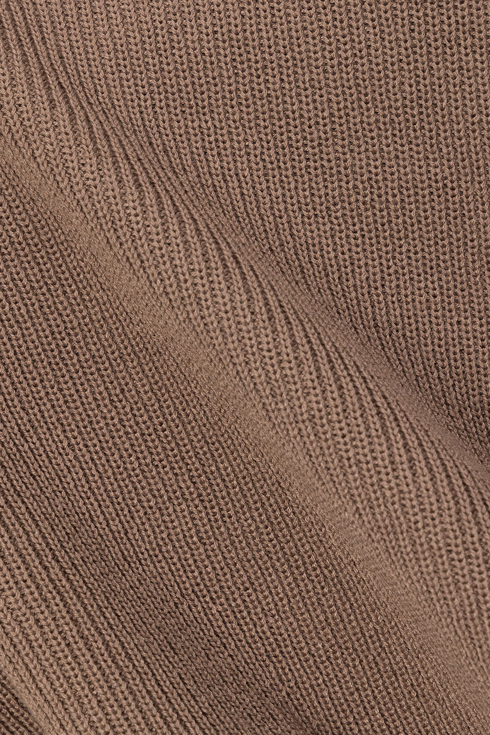 Bridget Split Knit Top - Chocolate Brown