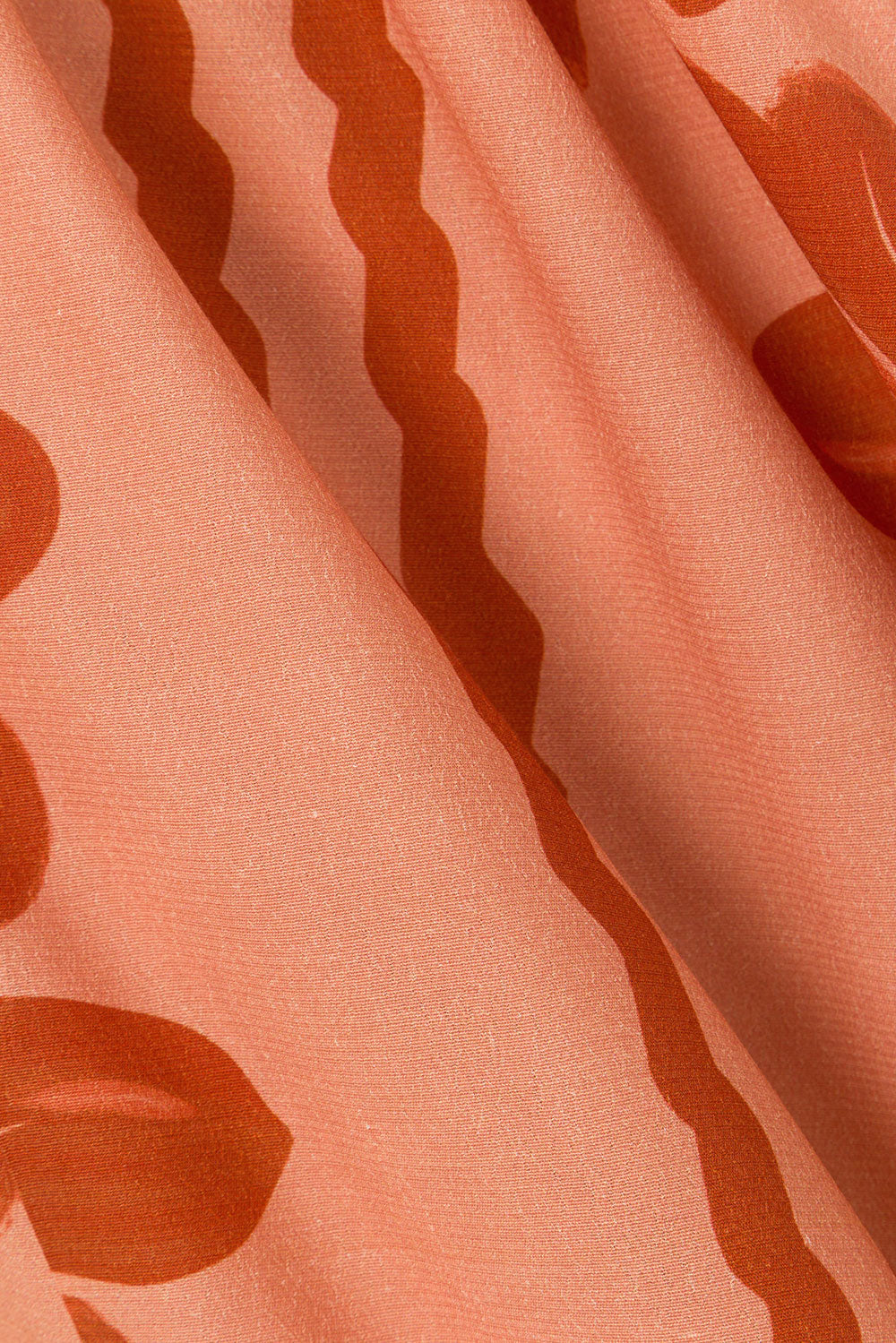 Alani Floral Thin-Strap Top - Fiore Postcard Print in Coral Pink and Red