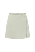 Mint Tailored High Waist Wrap Mini Lavara Skirt