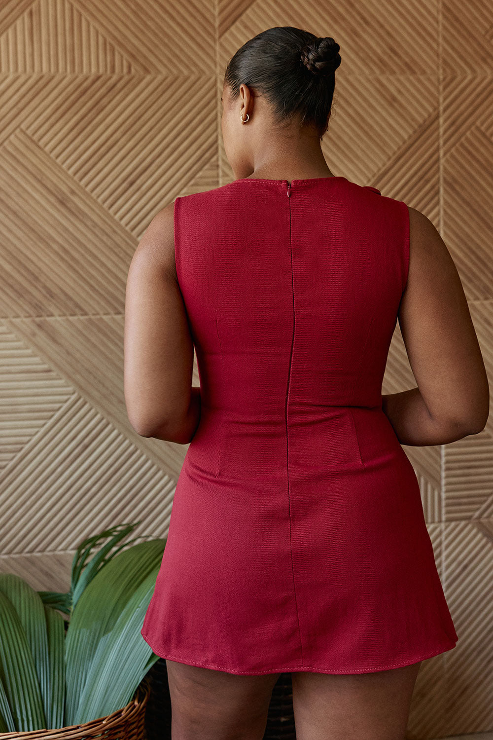 SAMPLE-Kapri Dress - Cherry