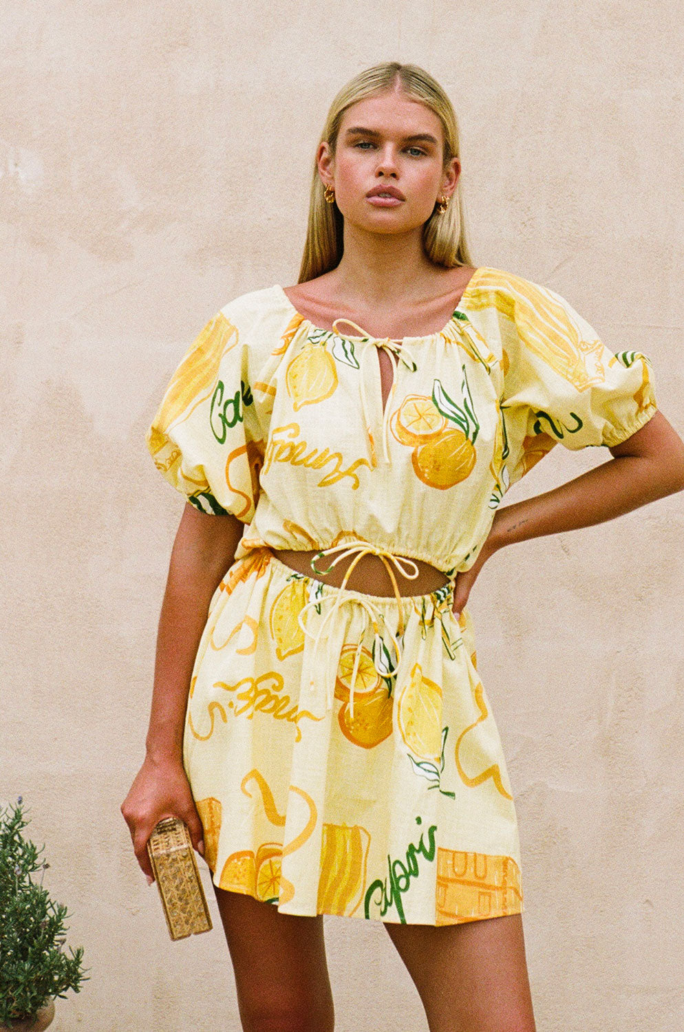 Milo Mini Dress - Yellow