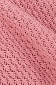 Rose Pink Knit Long Sleeve Mini Nara Dress