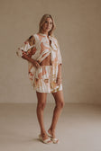 White Island Time Drawstring Elastic Lani Shorts