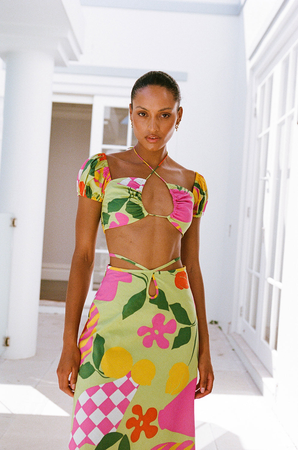 SAMPLE-Damini Top - Vaso Verde