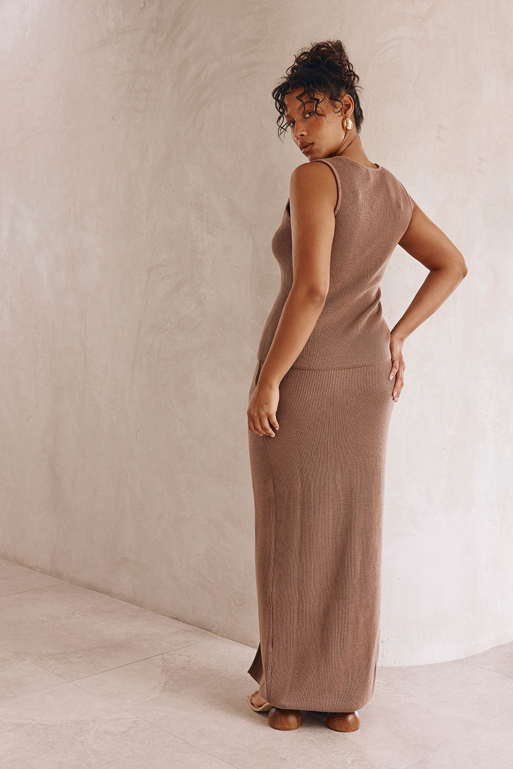 SAMPLE-Bridget Skirt - Chocolate