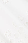 White Embroidered Long Sleeve Tie Paras Top