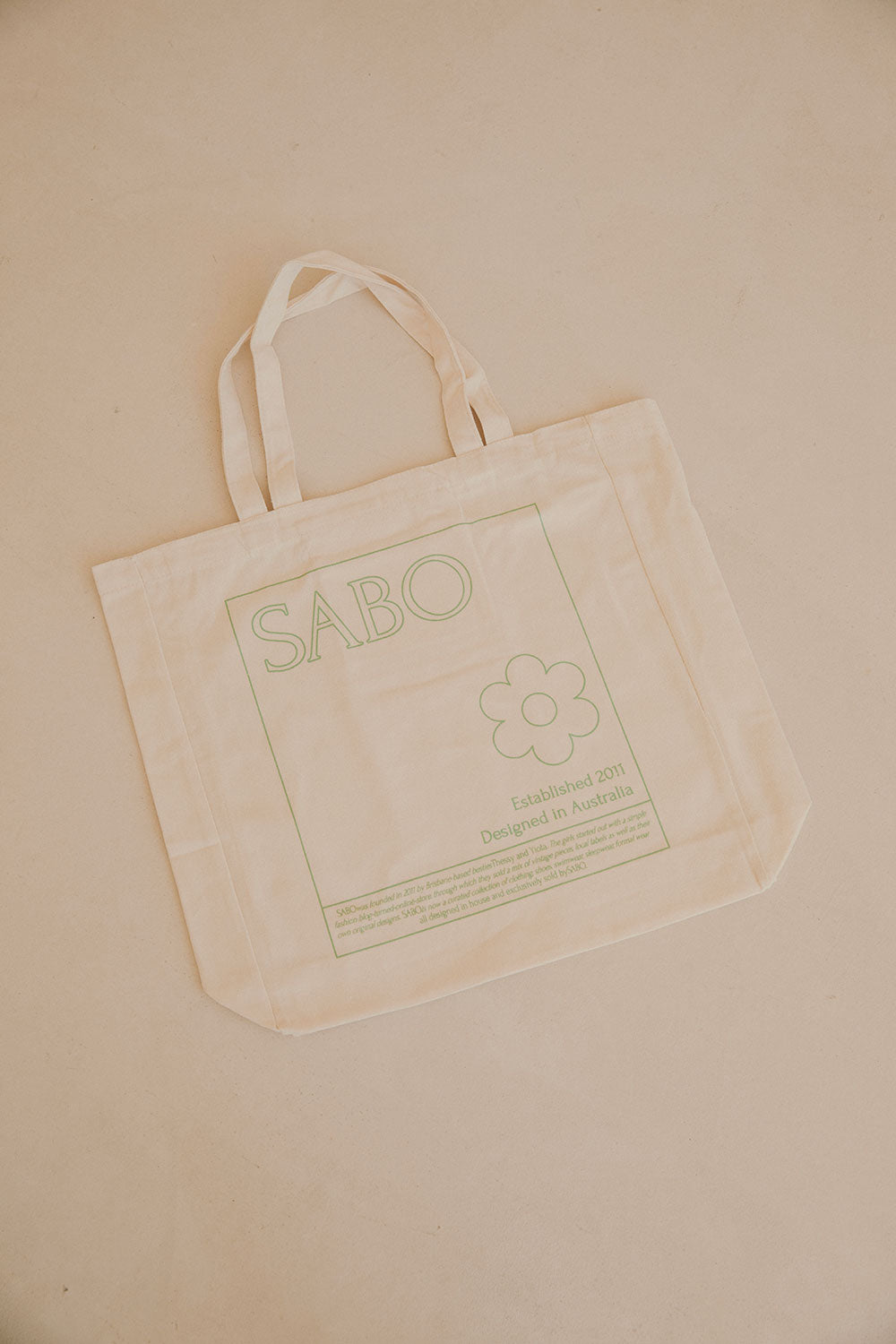 Cream Canvas Sabo Tote Bag