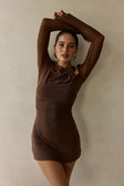 Aster Dress - Chocolate