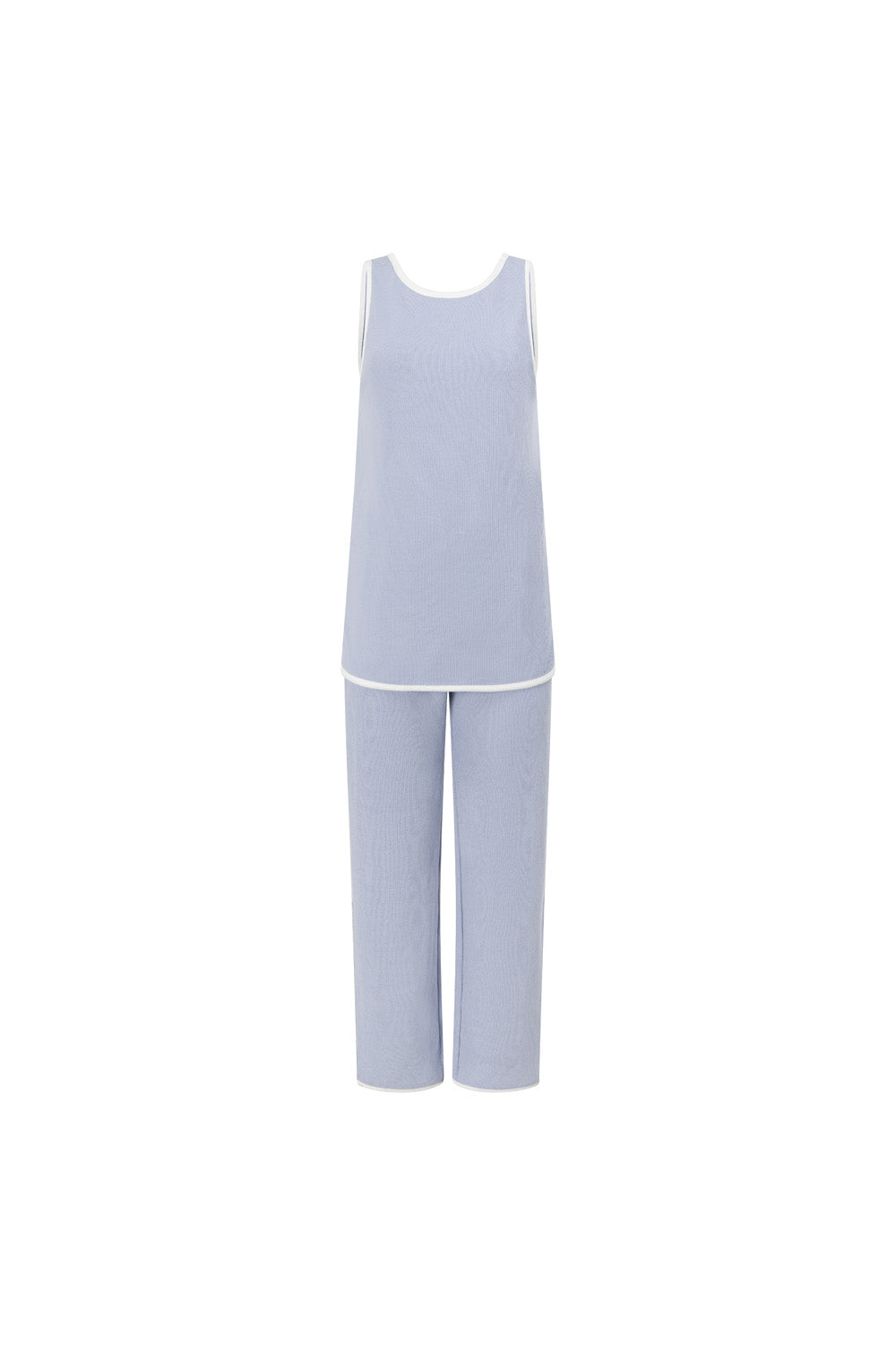 Baby Blue Woven Scoop Back Paxton Jumpsuit