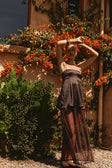 Chocolate Brown Lace Maxi Dove Dress