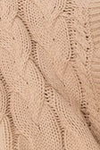 Tan Knit Long Sleeve Button Up Collar Addison Sweater