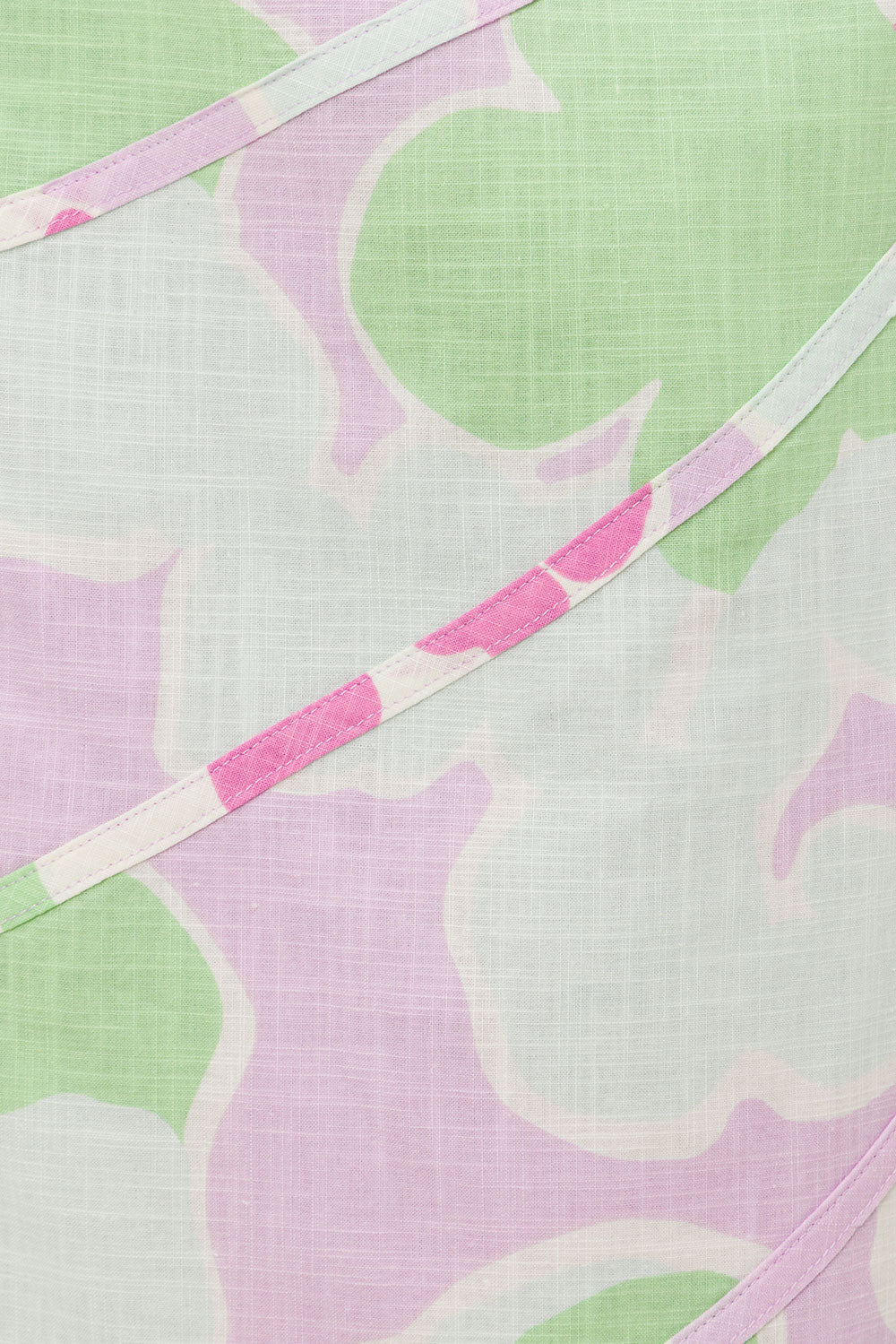 Elika Midi Split Skirt - Misty Floral Pink Purple Green