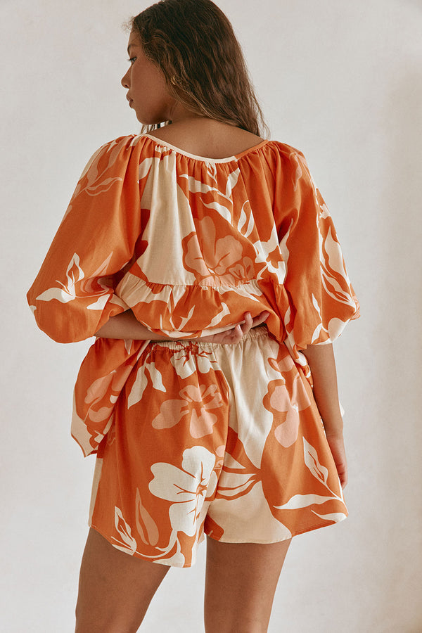 Toria Shorts - Sunset Botanica