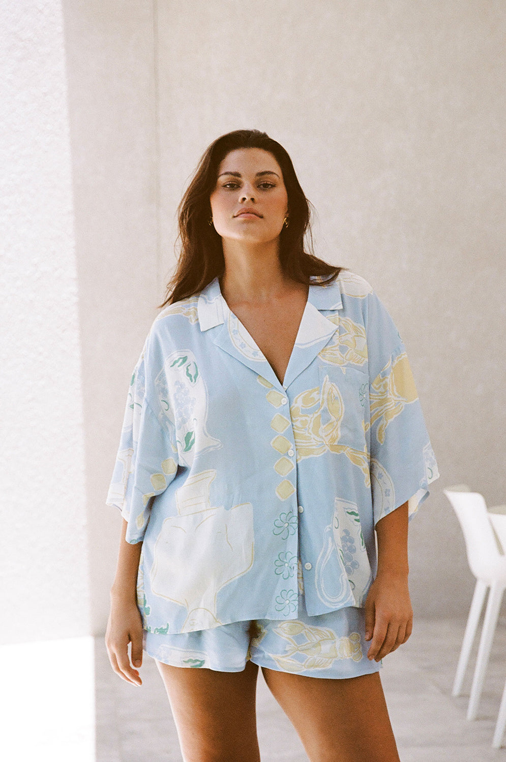 Thessy Top - Ciao Blue Print