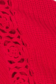 Red Rogue Knit Strappless Ellea Top
