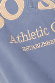 Montpellier Oversized Vintage Sweater - Fleece Blue, Tan