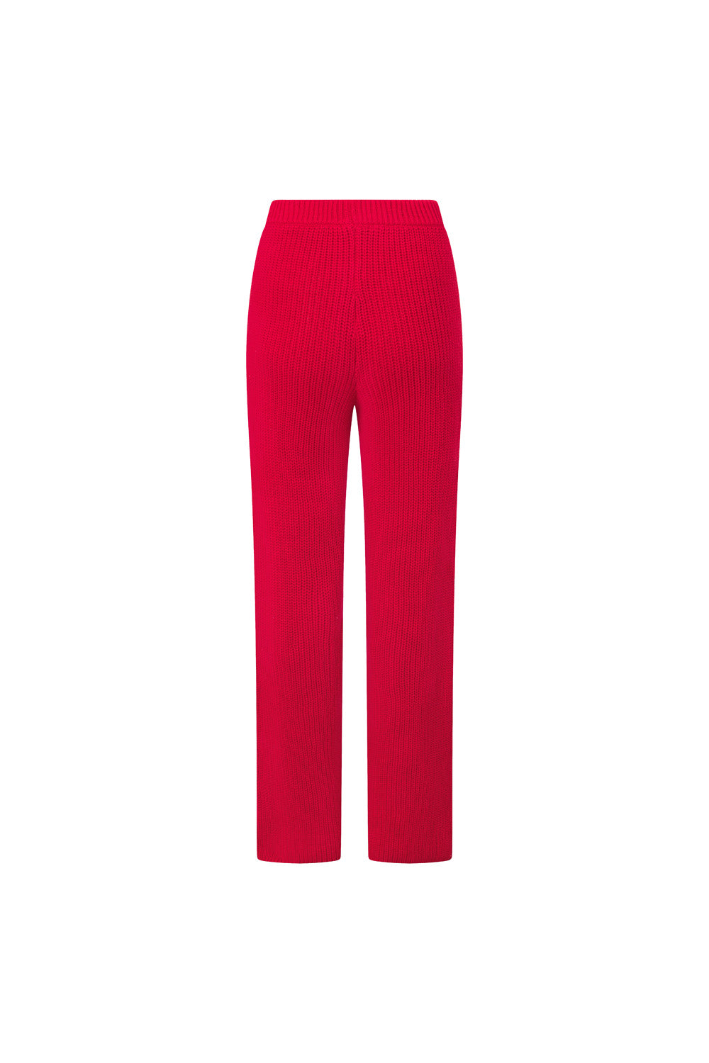 Red Rouge Knit High Waist Ellea Pants