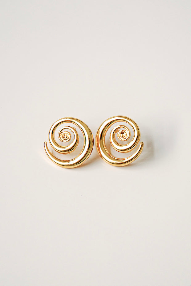 Scarlet Swirl Earrings