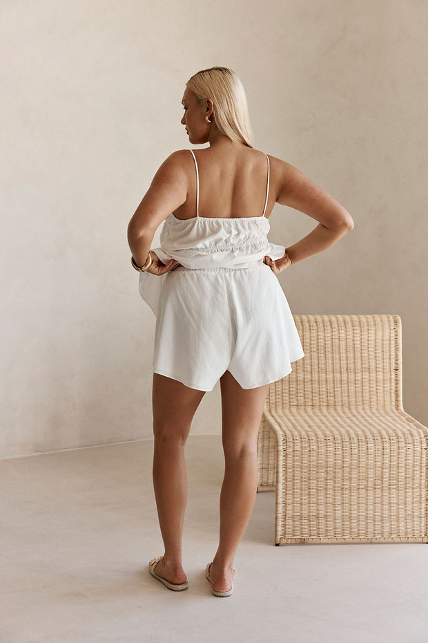 SAMPLE-Octavia Shorts - White