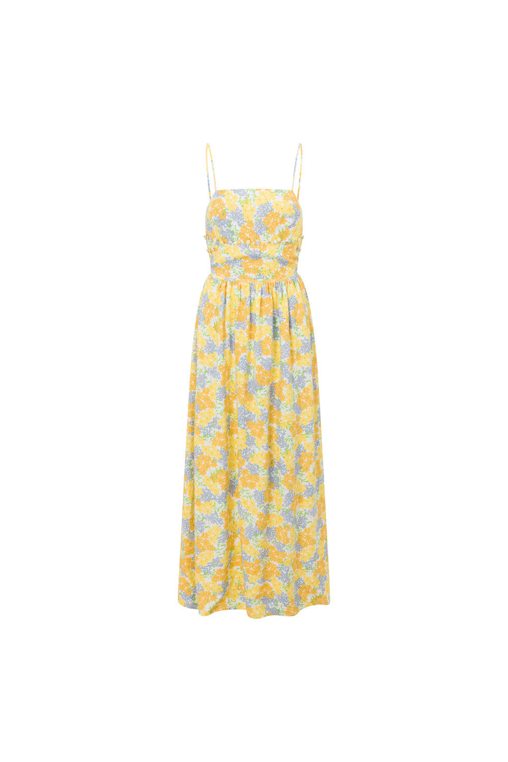 SAMPLE-Jaid Dress - Tropical Bud Floral