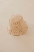 Maris Crochet Bucket Hat - Beige