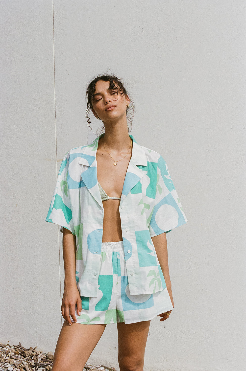 Seona Top - Blue