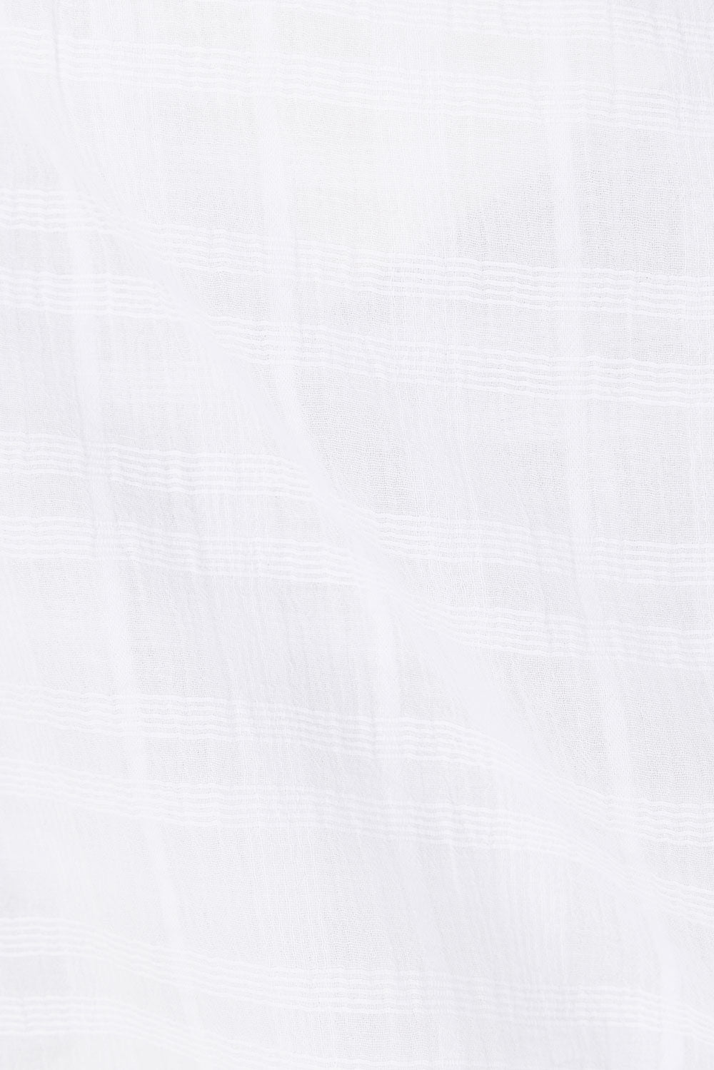 Jetta Adjustable Thin Strap Tie Top - White Plaid