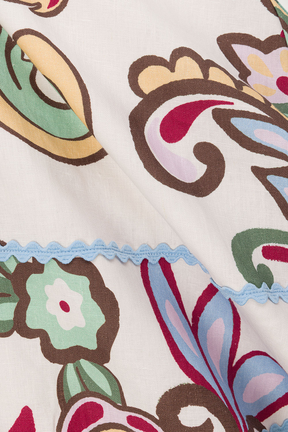 Blue Floral Paradesios Print