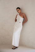 Leni One Shoulder Top - White