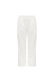 White High Waist Belt Hanoi Pants