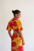SAMPLE-Sorrenta Wrap Top - Floreale Sunny