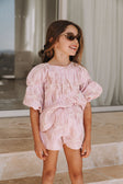 Kid's Bloom Pink Bikkie Mini Shorts
