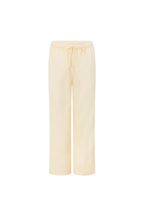 Cream High Waist Cantrell Pants