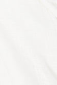 White Long Sleeve Button Collar Orazio Dress