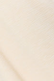 Cream High Waist Elastic Drawstring Zen Pants
