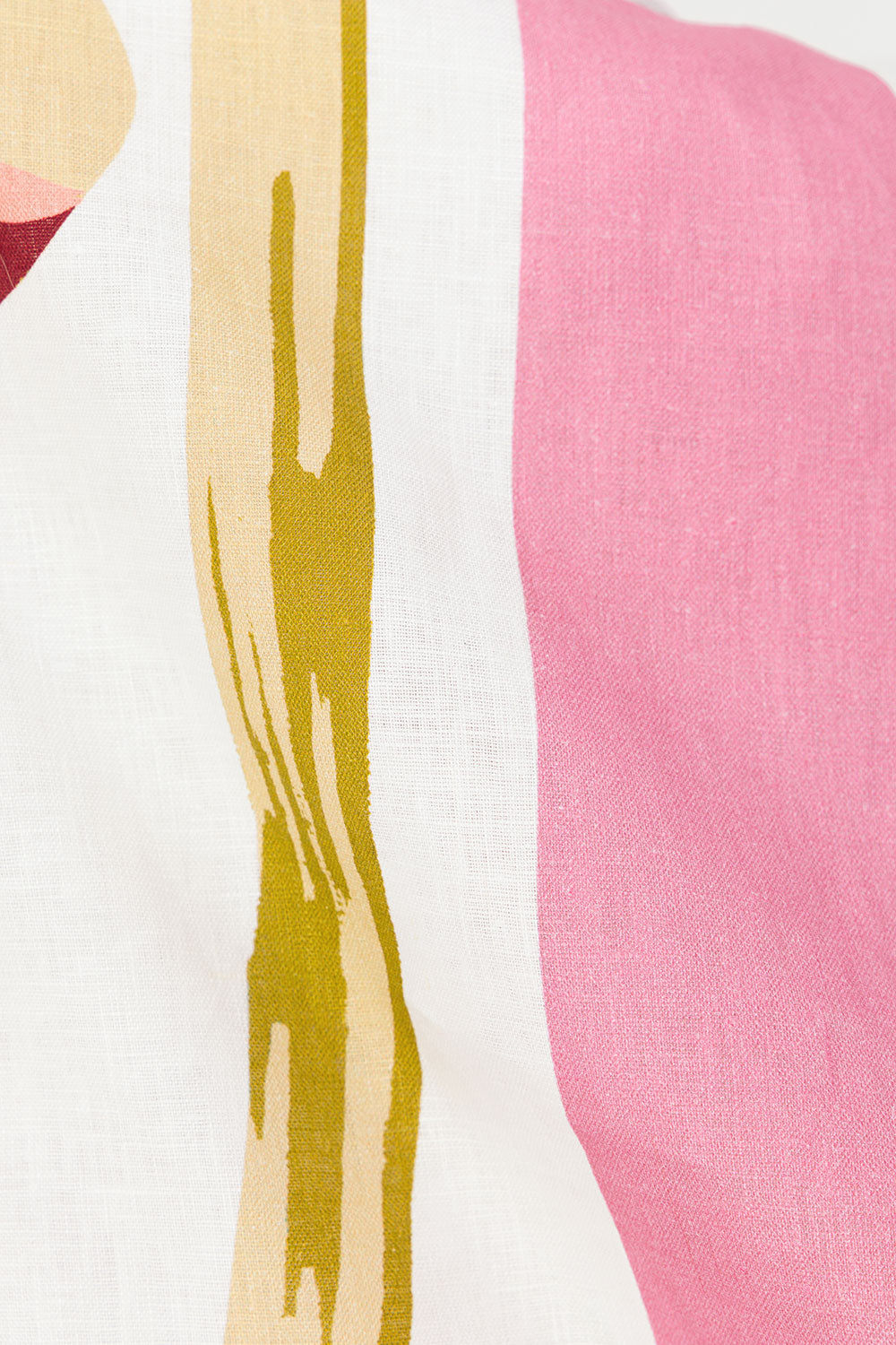 Red Estivo Abstract Print Bow Gabriela Top