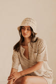 Maris Crochet Bucket Hat - Beige
