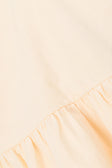 Cream Button-Up Mini Alfresco Dress