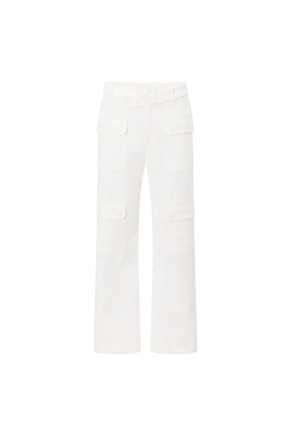 White High Waist Pocket Trouser Allani Pants