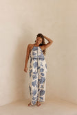 Blue Phylida Azure Print Saphira Trouser Pants