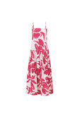 Bette Thin Strap Panelled Maxi Dress - Pink, White Ada Floral Print