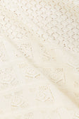 Cream Crochet Relaxed Short Sleeve Nixie Top