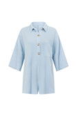 Milena Playsuit - Blue